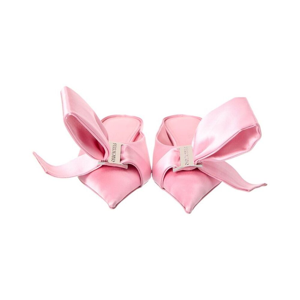 Ferragamo Emii T Satin Flat, Pink - Picture 6 of 6